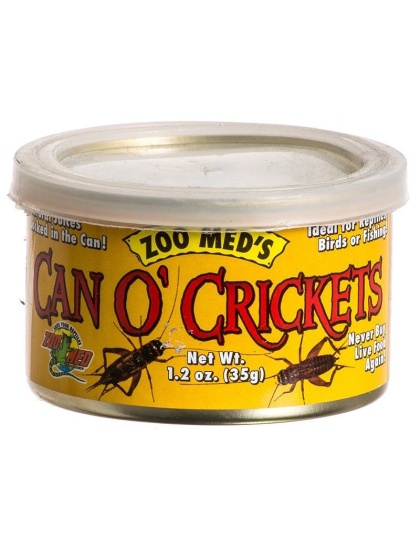 Zoo Med Can O' Crickets - 1.2 oz