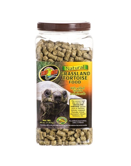 Zoo Med Natural Grassland Tortoise Food - 60 oz