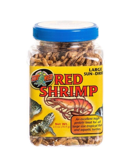 Zoo Med Large Sun-Dried Red Shrimp - 2.5 oz