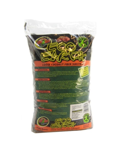 Zoo Med Eco Earth Loose Coconut Fiber Substrate - 8 Quarts