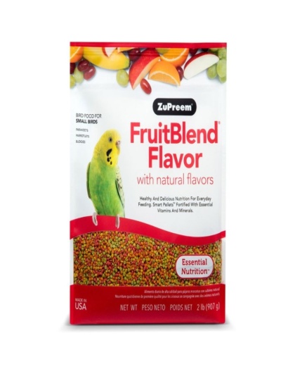 ZuPreem FruitBlend Premium Daily Bird Food - Small Birds - 2 lbs