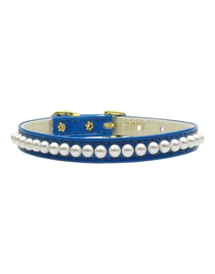 3/8" Pearl Collar Blue 10