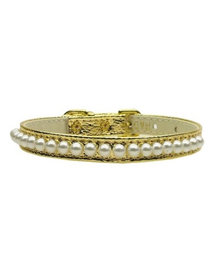 3/8" Pearl Collar Gold 10