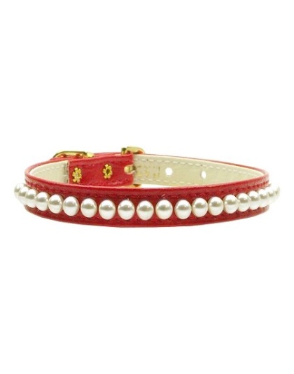 3/8" Pearl Collar Red 10