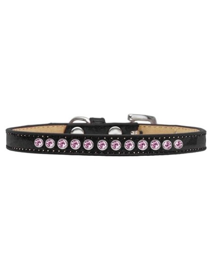 AB Crystal Size 10 Black Puppy Ice Cream Collar