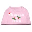 Aberdoggie Christmas Screen Print Shirt Light Pink L