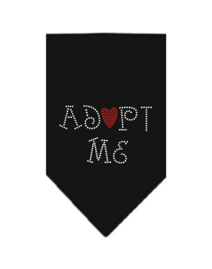 Adopt Me Rhinestone Bandana Black Large