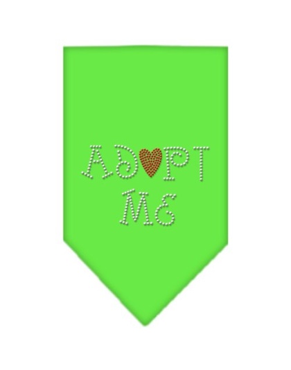 Adopt Me Rhinestone Bandana Lime Green Large