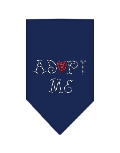 Adopt Me Rhinestone Bandana Navy Blue large