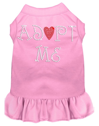 Adopt Me Rhinestone Dress Light Pink 4X