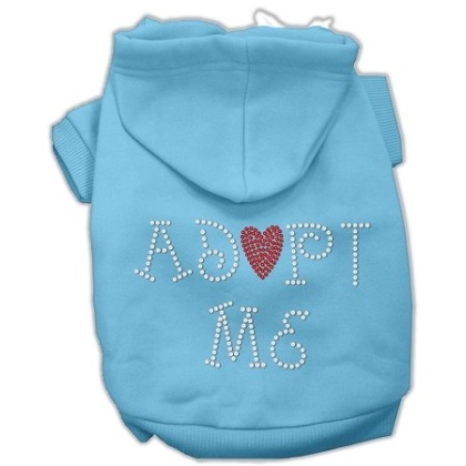 Adopt Me Rhinestone Hoodie Baby Blue L