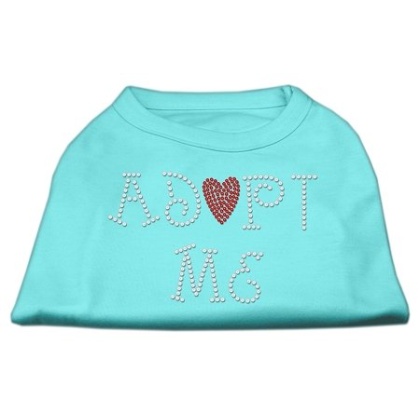 Adopt Me Rhinestone Shirt Aqua L