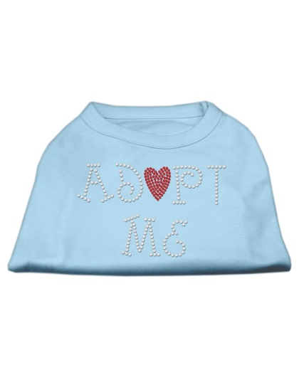 Adopt Me Rhinestone Shirt Baby Blue L