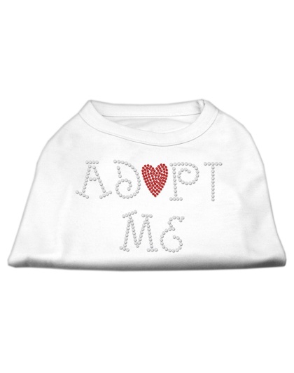 Adopt Me Rhinestone Shirt White L