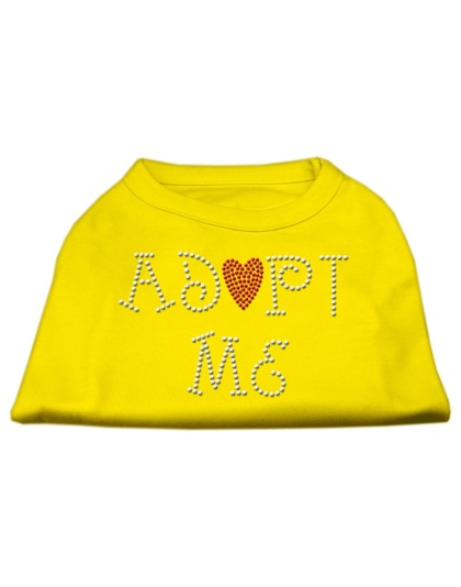 Adopt Me Rhinestone Shirt Yellow Lg