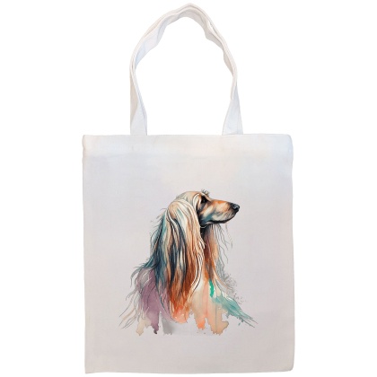 Afghan Hound Canvas Tote Bag Style2