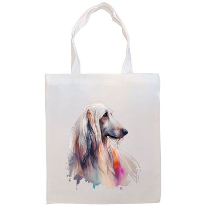 Afghan Hound Canvas Tote Bag Style4