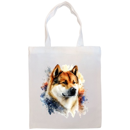 Akita Canvas Tote Bag Style1