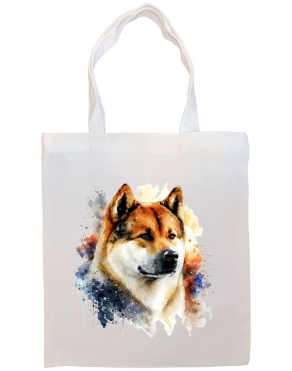 Akita Canvas Tote Bag Style1