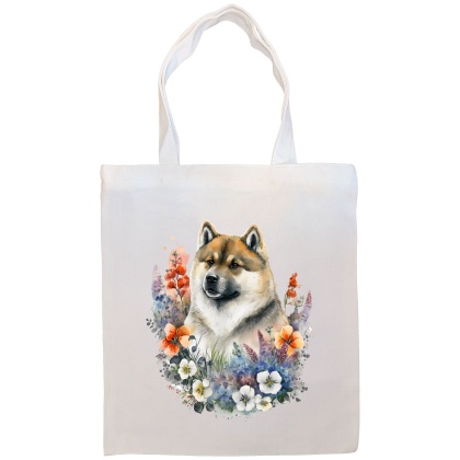 Akita Canvas Tote Bag Style4