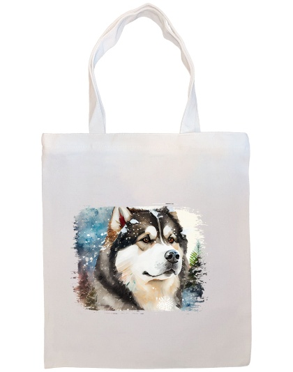 Alaskan Malamute Canvas Tote Bag Style2