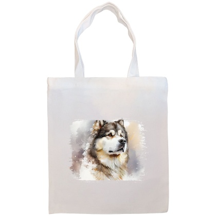 Alaskan Malamute Canvas Tote Bag Style3