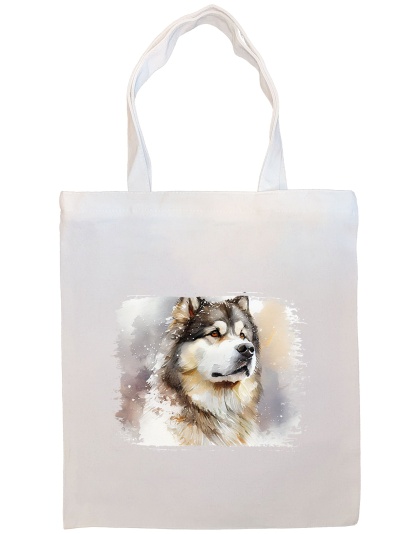 Alaskan Malamute Canvas Tote Bag Style3