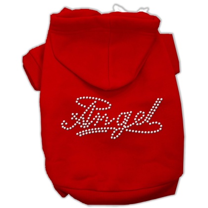 Angel Rhinestud Hoodie Red L