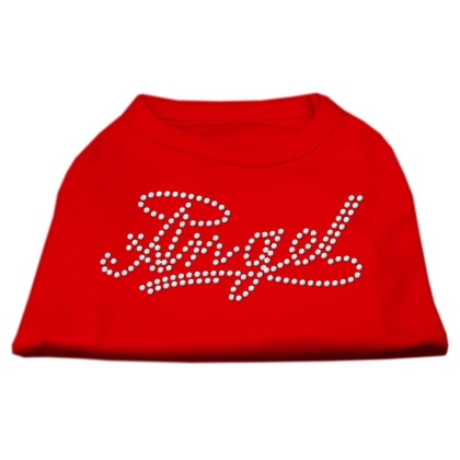 Angel Rhinestud Shirt Red L