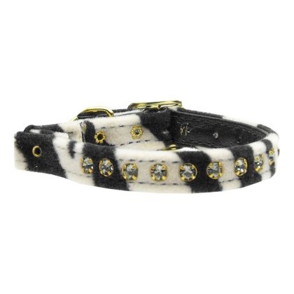 Animal Print Cat Safety Collar Zebra 10