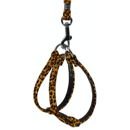 Animal Print Step In Harness Leopard 10