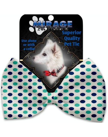 Aquatic Dots Pet Bow Tie