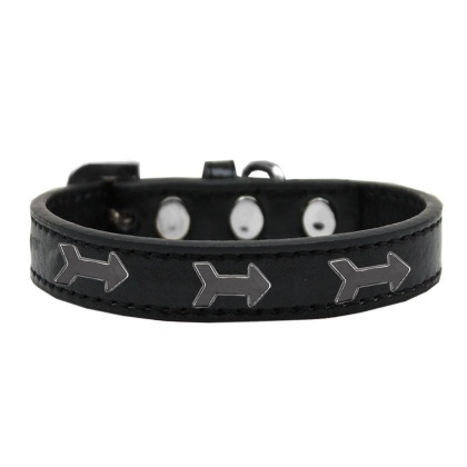 Arrows Widget Dog Collar Black Size 10