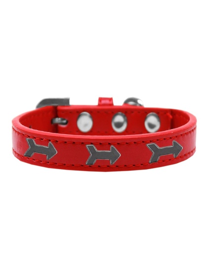 Arrows Widget Dog Collar Red Size 10