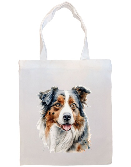 Australian Shepherd Canvas Tote Bag Style3