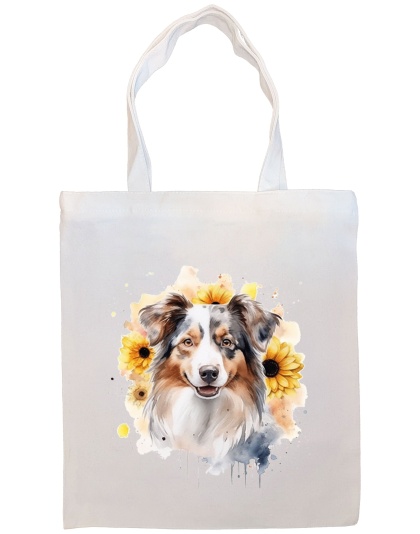 Australian Shepherd Canvas Tote Bag Style4