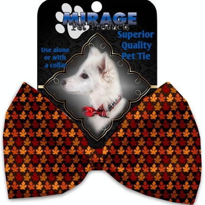 Autumn Leaves Pet Bow Tie