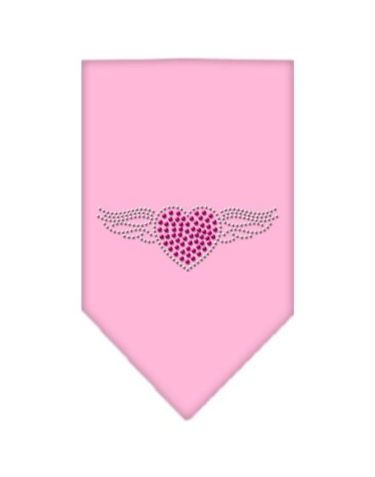 Aviator Rhinestone Bandana Light Pink Large