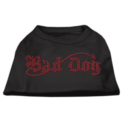 Bad Dog Rhinestone Shirts Black L