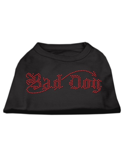 Bad Dog Rhinestone Shirts Black L