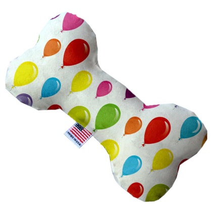 Balloons 10 inch Canvas Bone Dog Toy