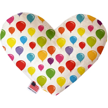 Balloons 6 inch Canvas Heart Dog Toy