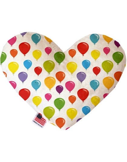 Balloons 6 inch Canvas Heart Dog Toy