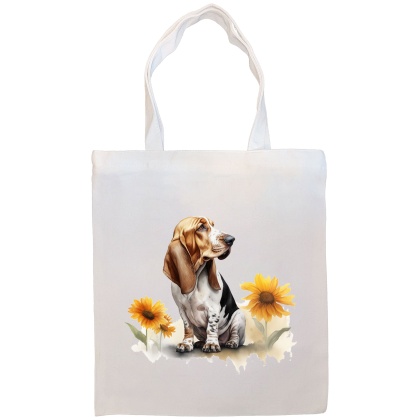 Bassett Hound Canvas Tote Bag Style2