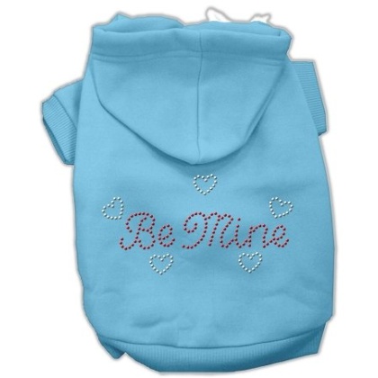 Be Mine Hoodies Baby Blue L