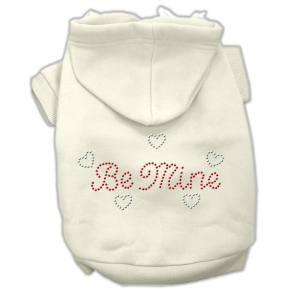 Be Mine Hoodies Cream L