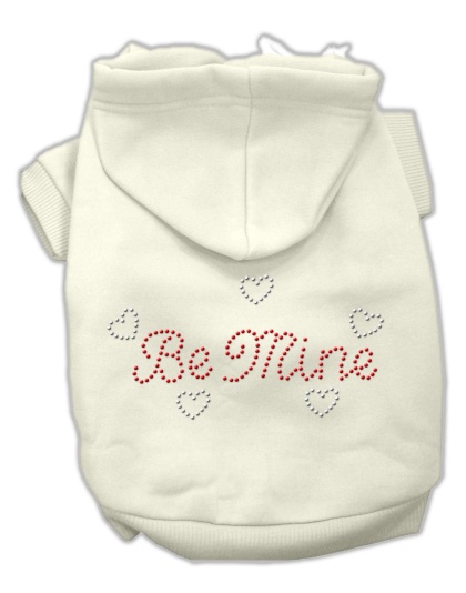 Be Mine Hoodies Cream L