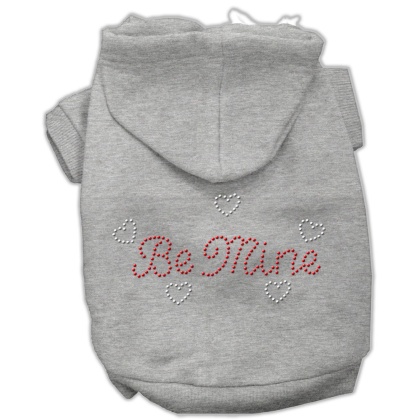 Be Mine Hoodies Grey L