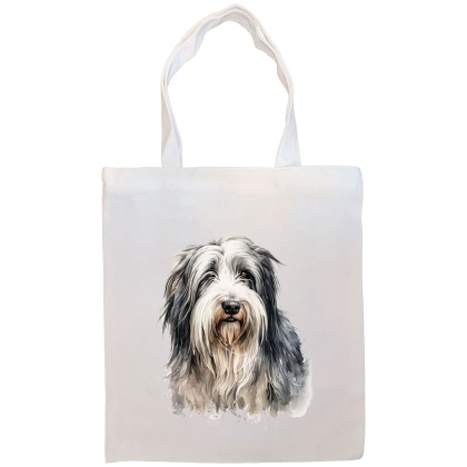 Bearded Collie Canvas Tote Bag Style1