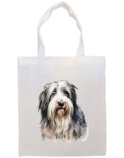 Bearded Collie Canvas Tote Bag Style1